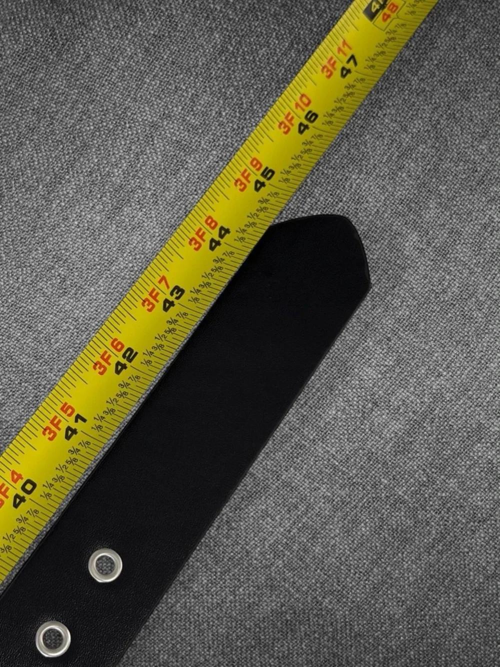 Black Leather-Look Star Studded Wide Belt Silver Buckle Punk Y2K 45 Inch